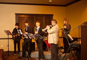The LV Rogers Jazz Combo opens the evening!Photo: Melissa Welsh