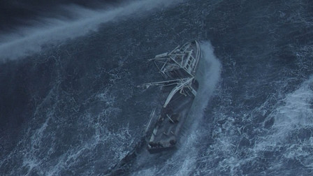 Fred and Kristene Perron in a white squall