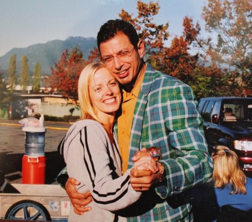 Kristene Perron and Jeff Goldblum