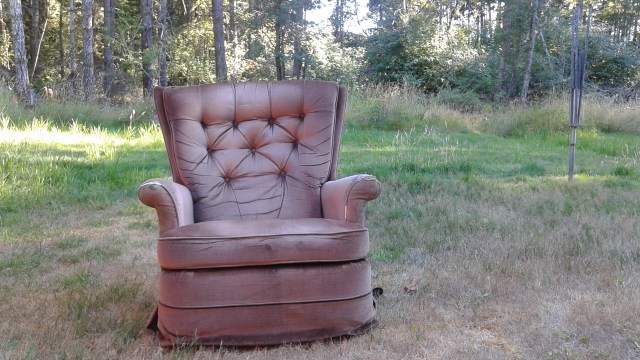 Robert Marrington's brown chair
