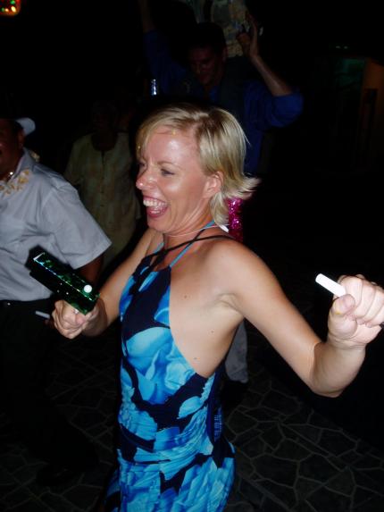 Kristene Perron dancing