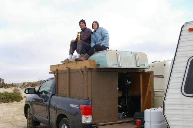 Kristene and Fred Perron in Baja